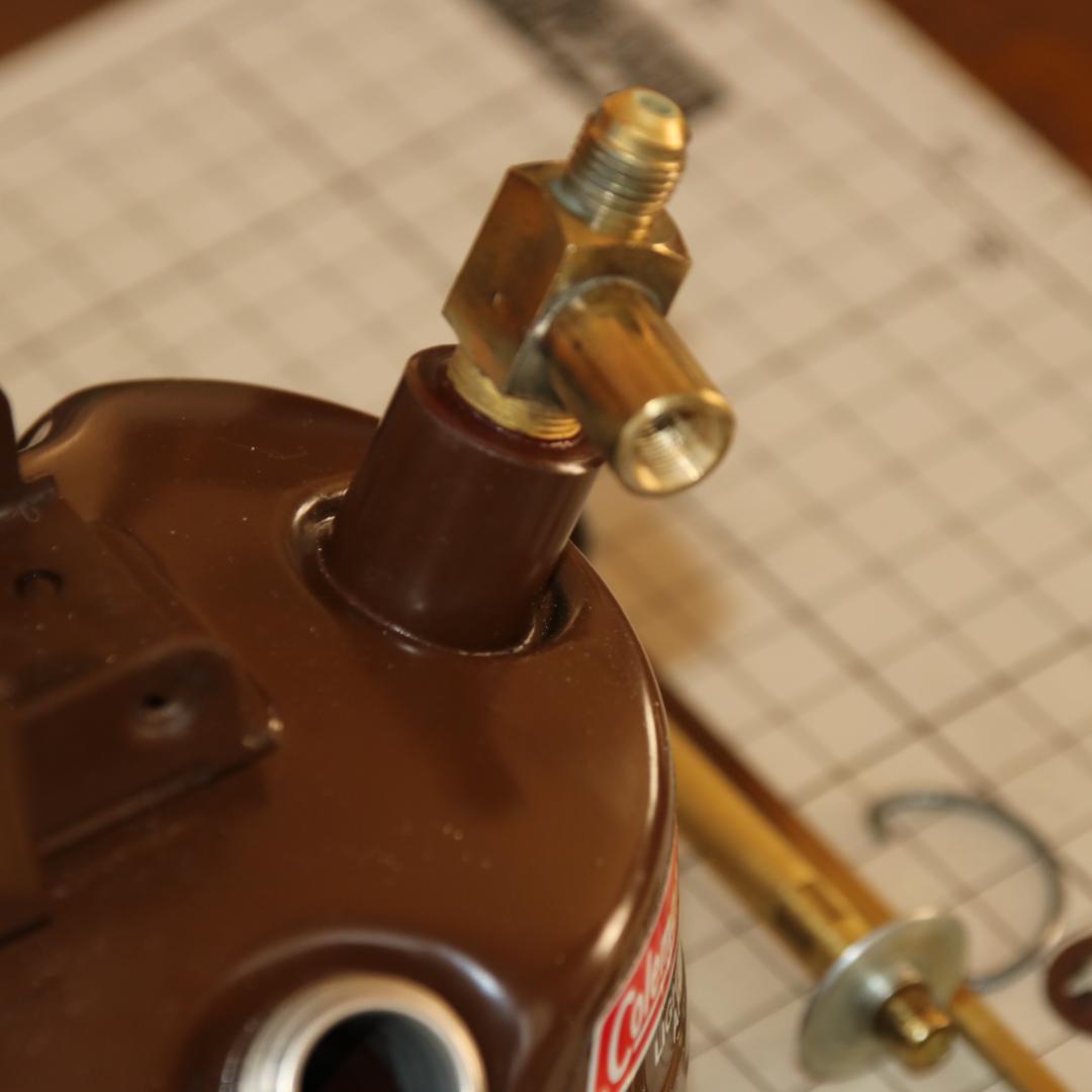 値下げ　美品　希少　ヴィンテージ　コールマン 400 茶ピーク１　No.41