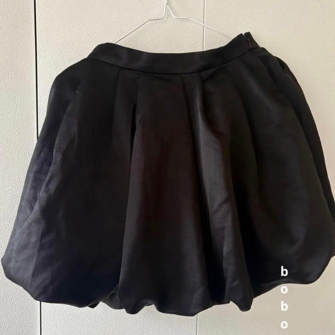 thetoe venice balloon skirt black 即購入可