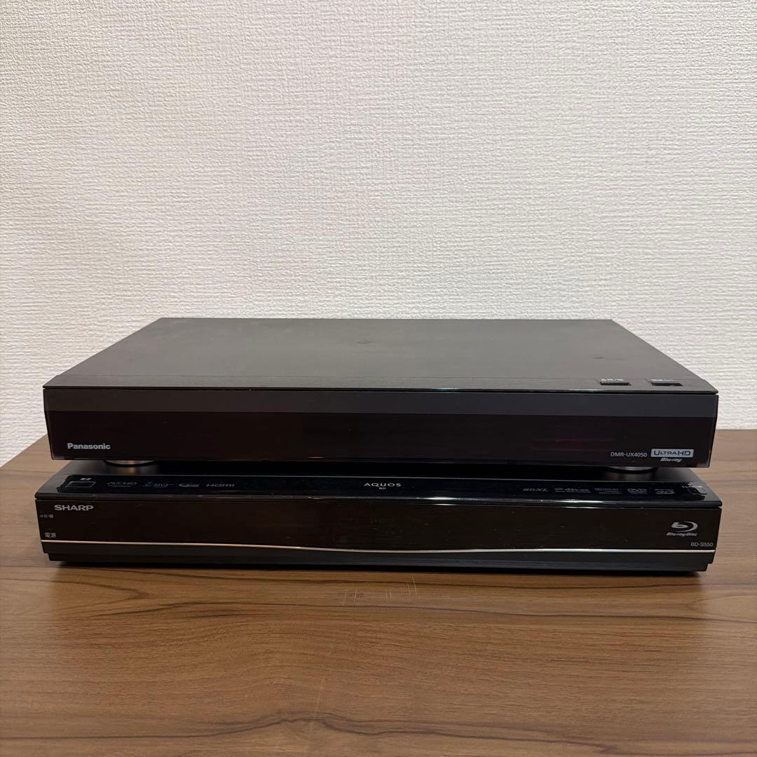 X*d様 DMR-UX4050 & BD-S550 2台セットジャンク