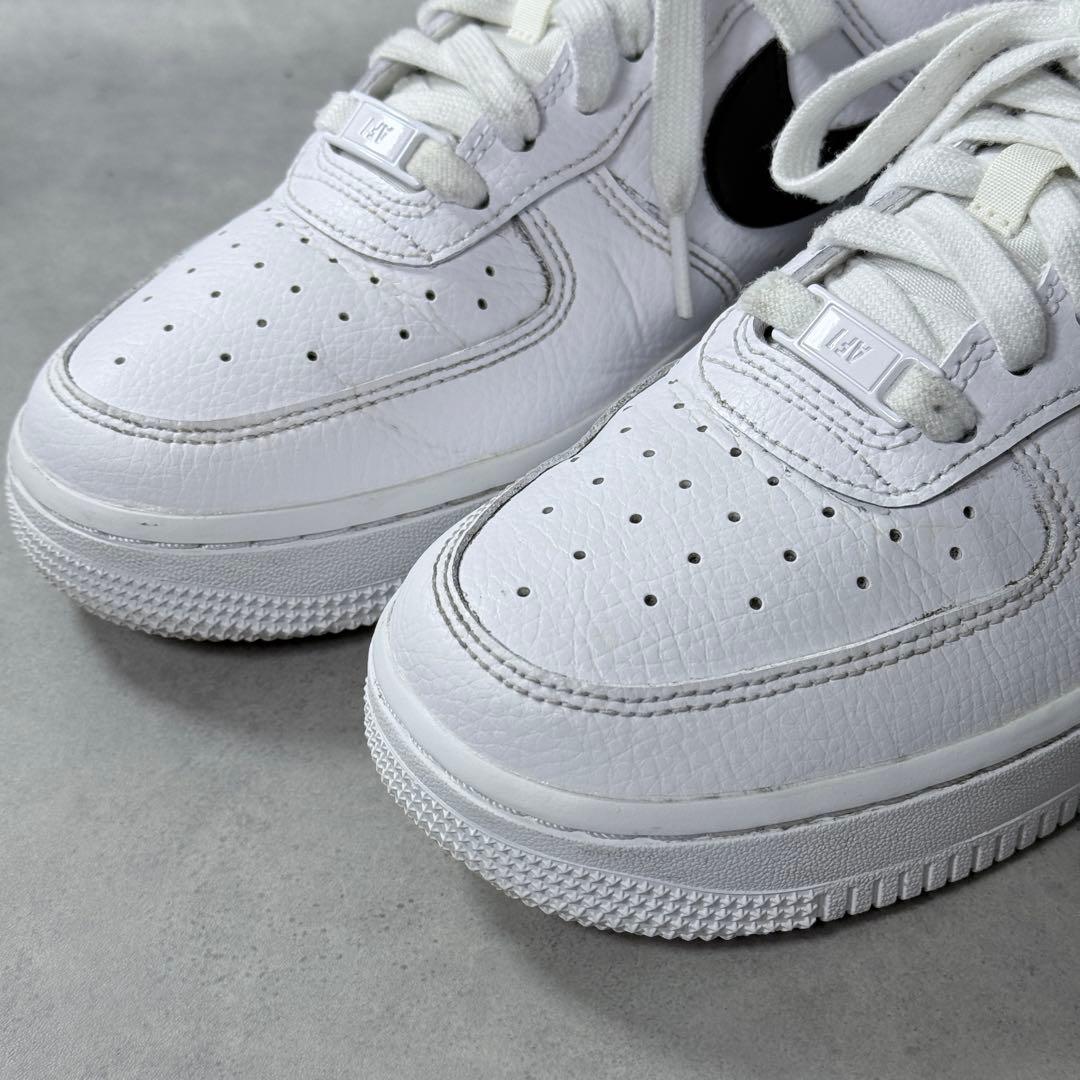 ナイキ エアフォース1 NIKE ホワイト ブラック 白黒 人気 24cm