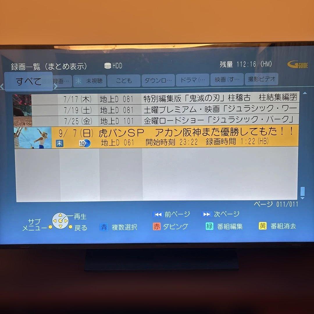 Panasonic DMR-BW690 ブルーレイレコーダー 2011年製