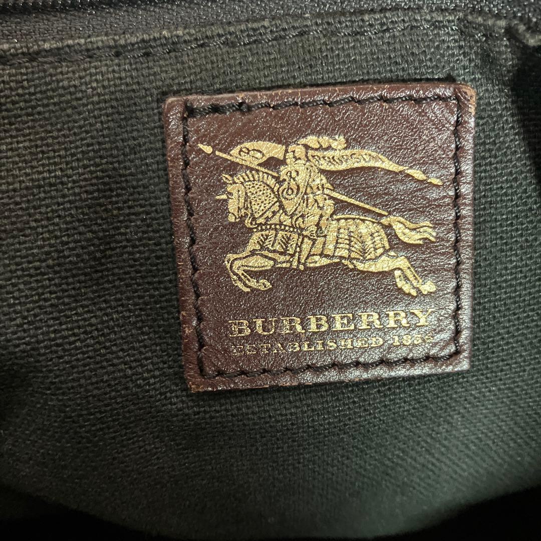 【廃盤品】バーバリー ノバチェック シャドーホース PVC トートバッグ