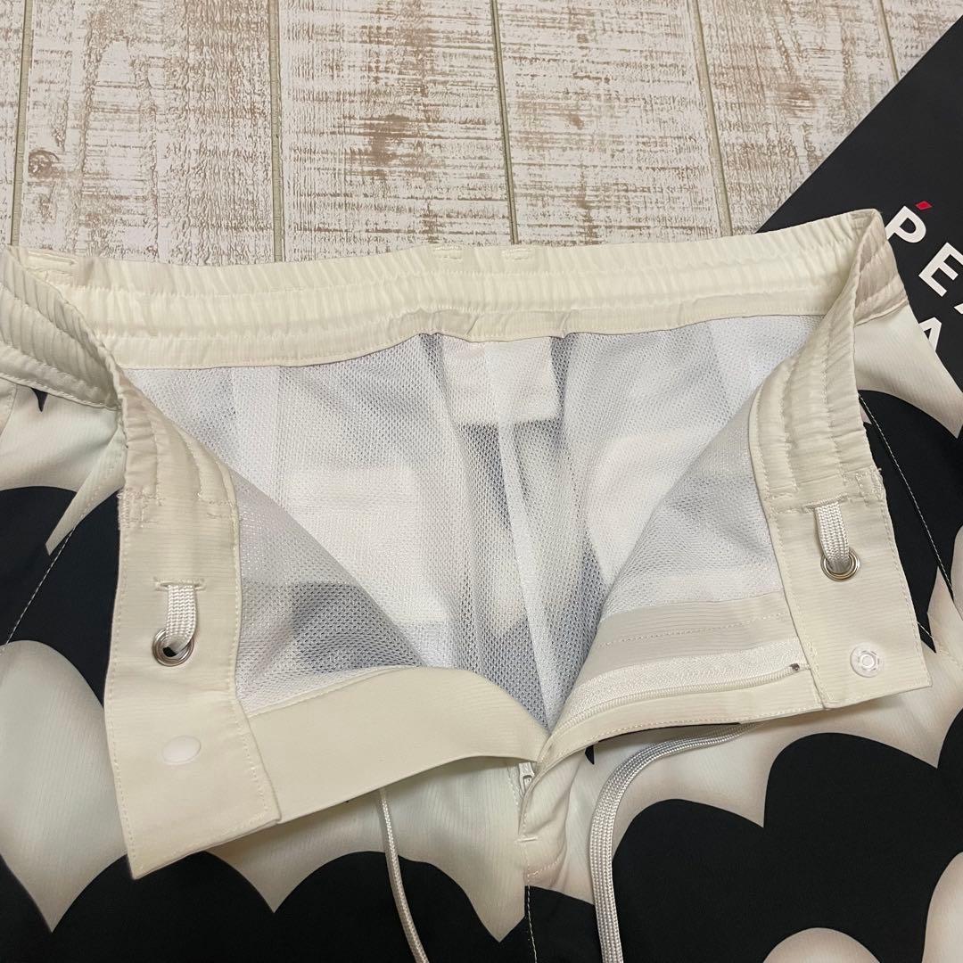 新品 ジャックバニー ロングパンツ 波柄 白ブラック Lサイズ（5）