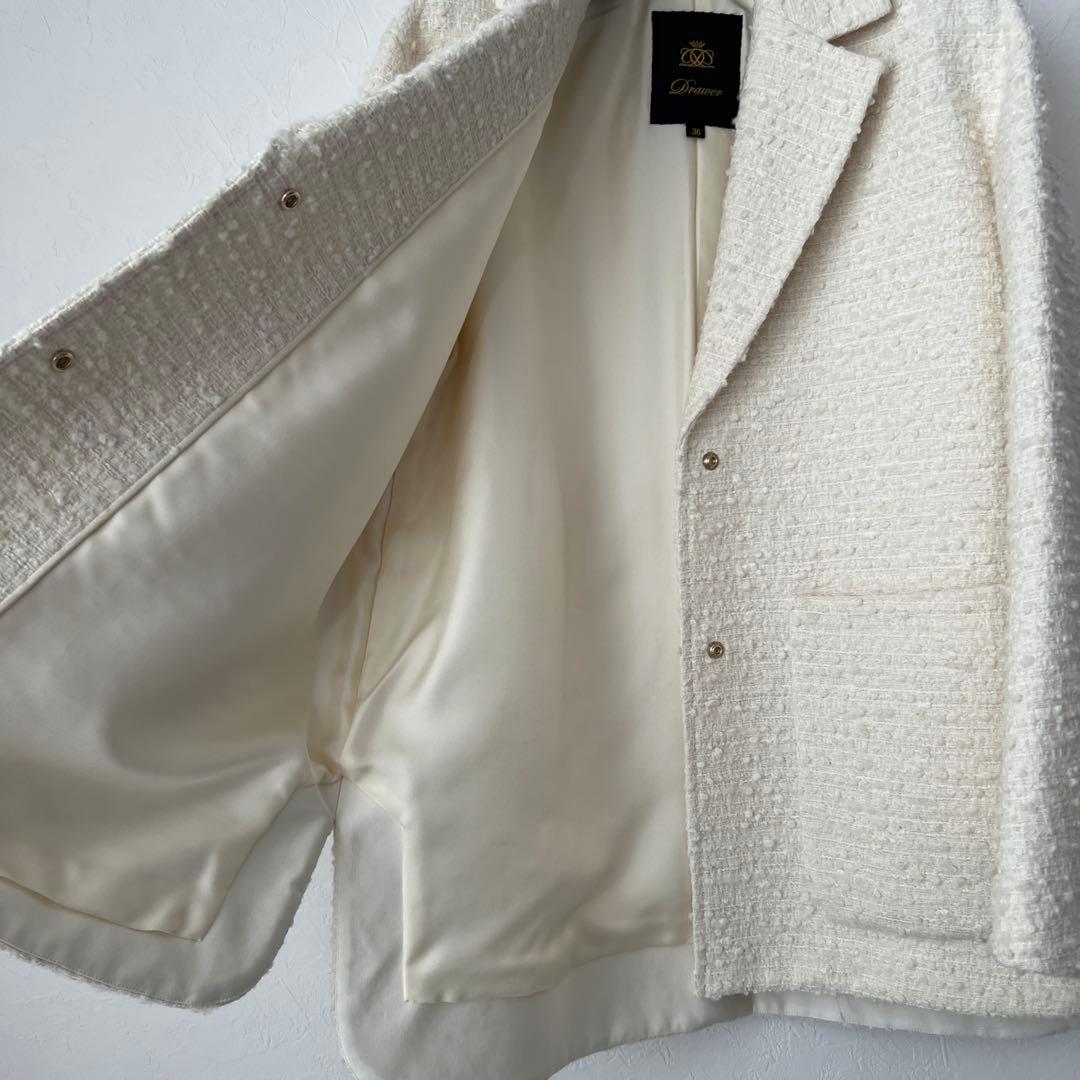 DRAWER 25SS ツイードテーラードジャケット