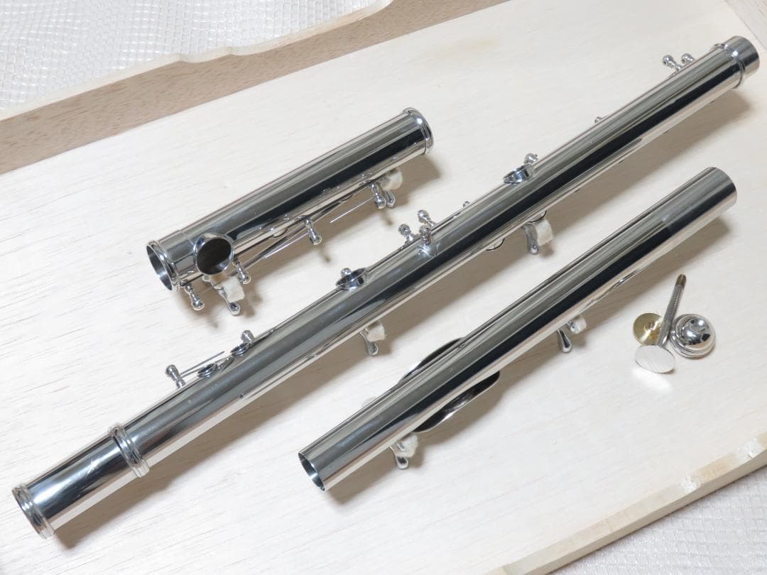 全タンポ＆ヘッド・コルク交換済　フルート　YAMAHA　YFL-23　Eメカ付き