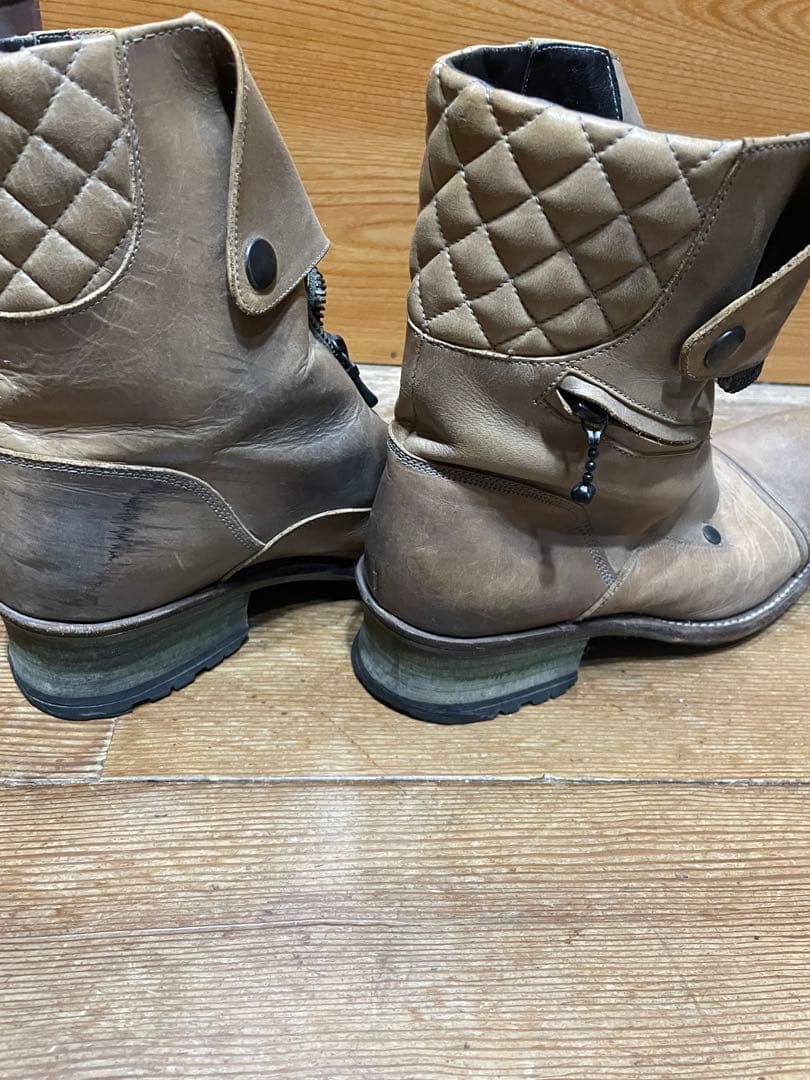 alfredoBANNISTERセンターZIP Wライダースブーツ　セット