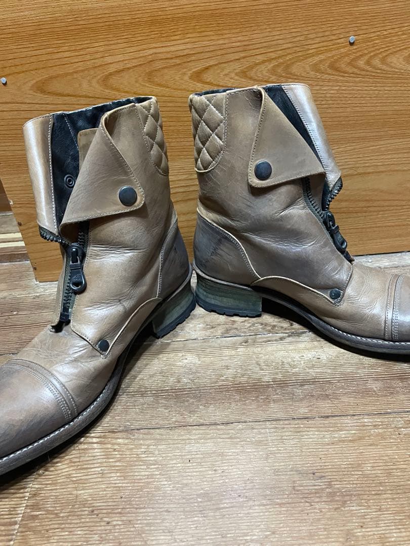 alfredoBANNISTERセンターZIP Wライダースブーツ　セット