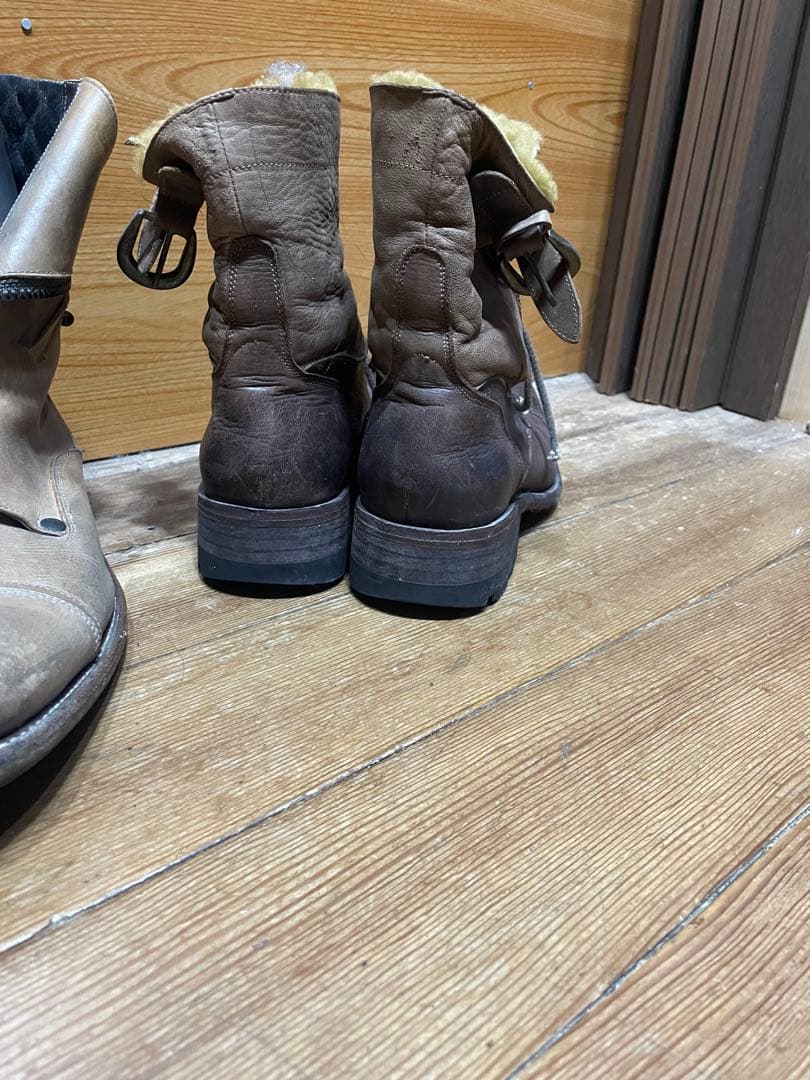 alfredoBANNISTERセンターZIP Wライダースブーツ　セット