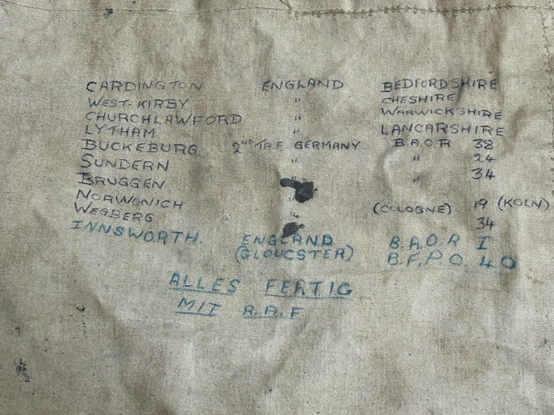 40s ビンテージ RAF ロイヤルエアフォース キットバッグ ブロードアロー