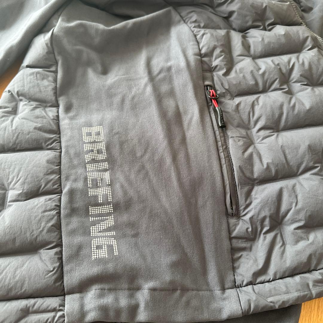 BRIEFING フード付きジャケット XL グレー