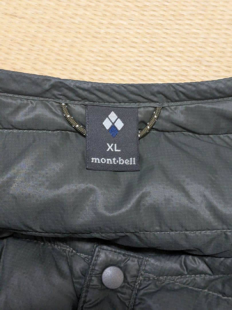 【美品】モンベル スペリオダウンラウンドネックベスト