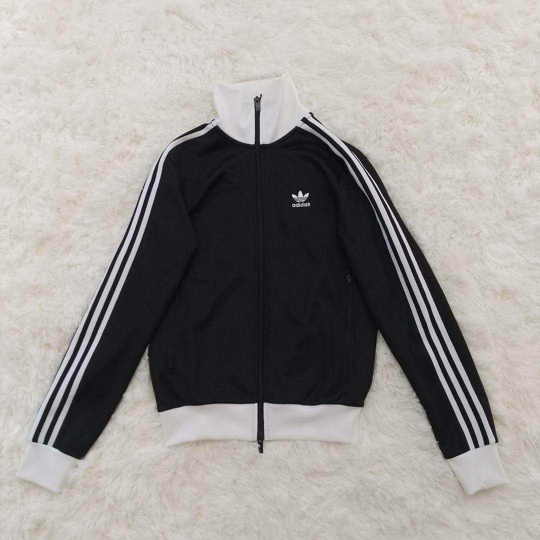 極美品✨️adidasジャージ ベッケンバウアー ブラック ホワイト 黒 白 S