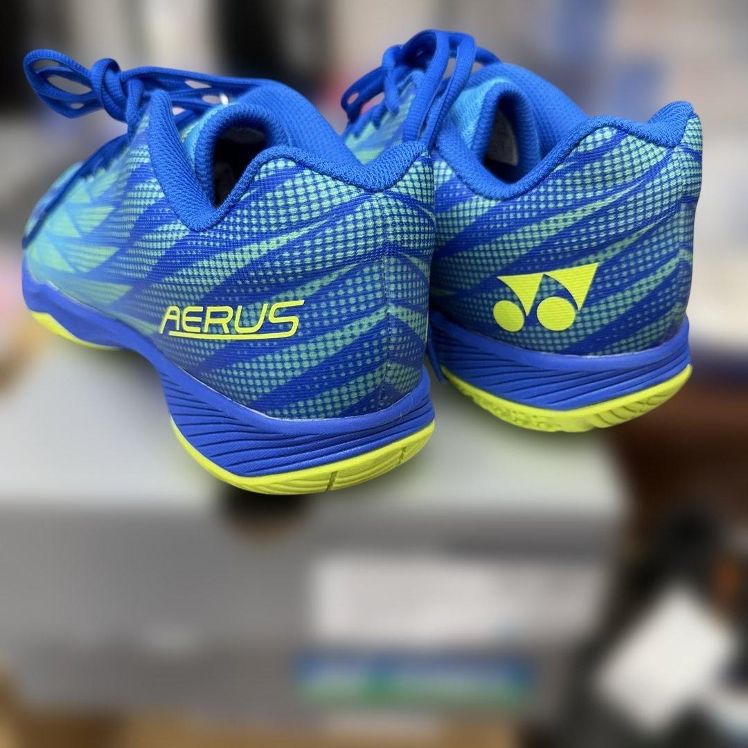 YONEX AERUS バドミントンシューズ シアン27.0cm