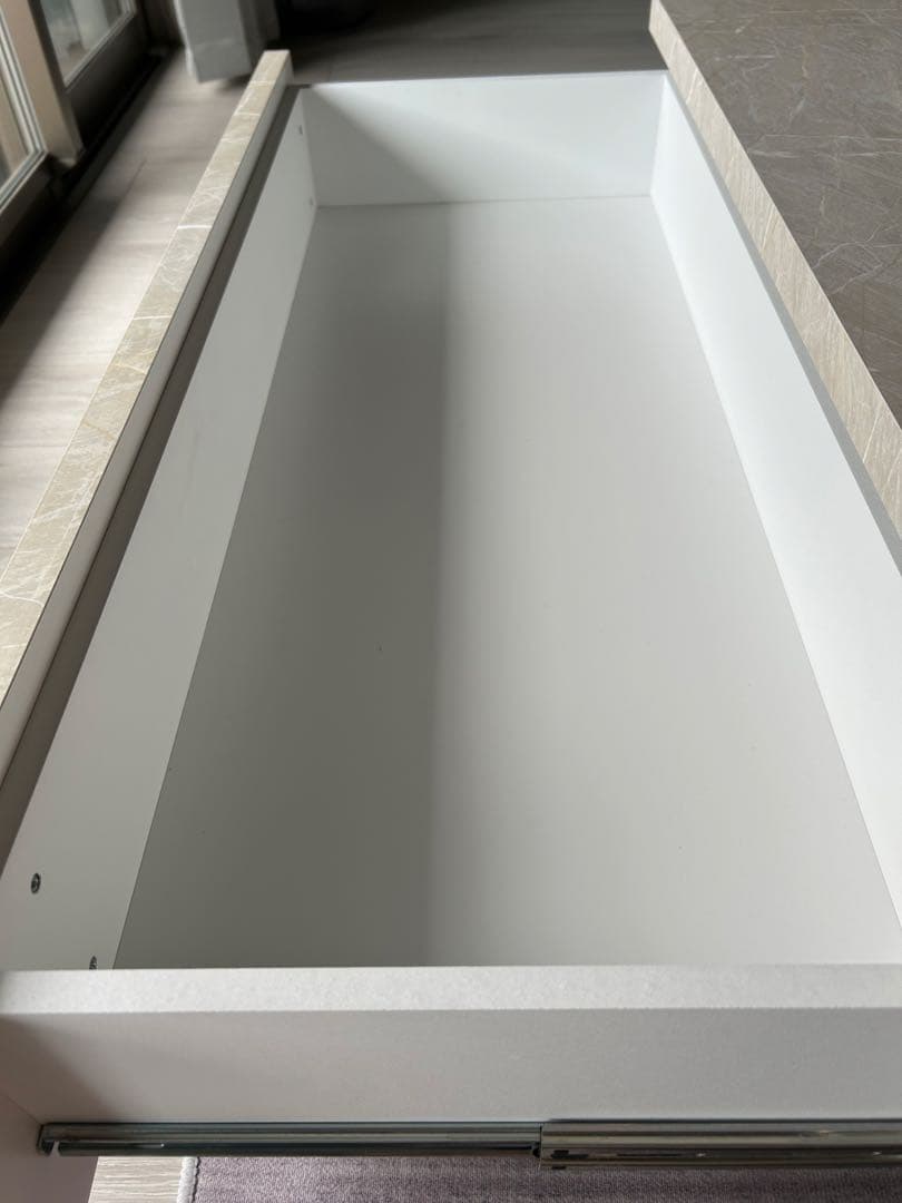 LOWYA 大理石調センターテーブル