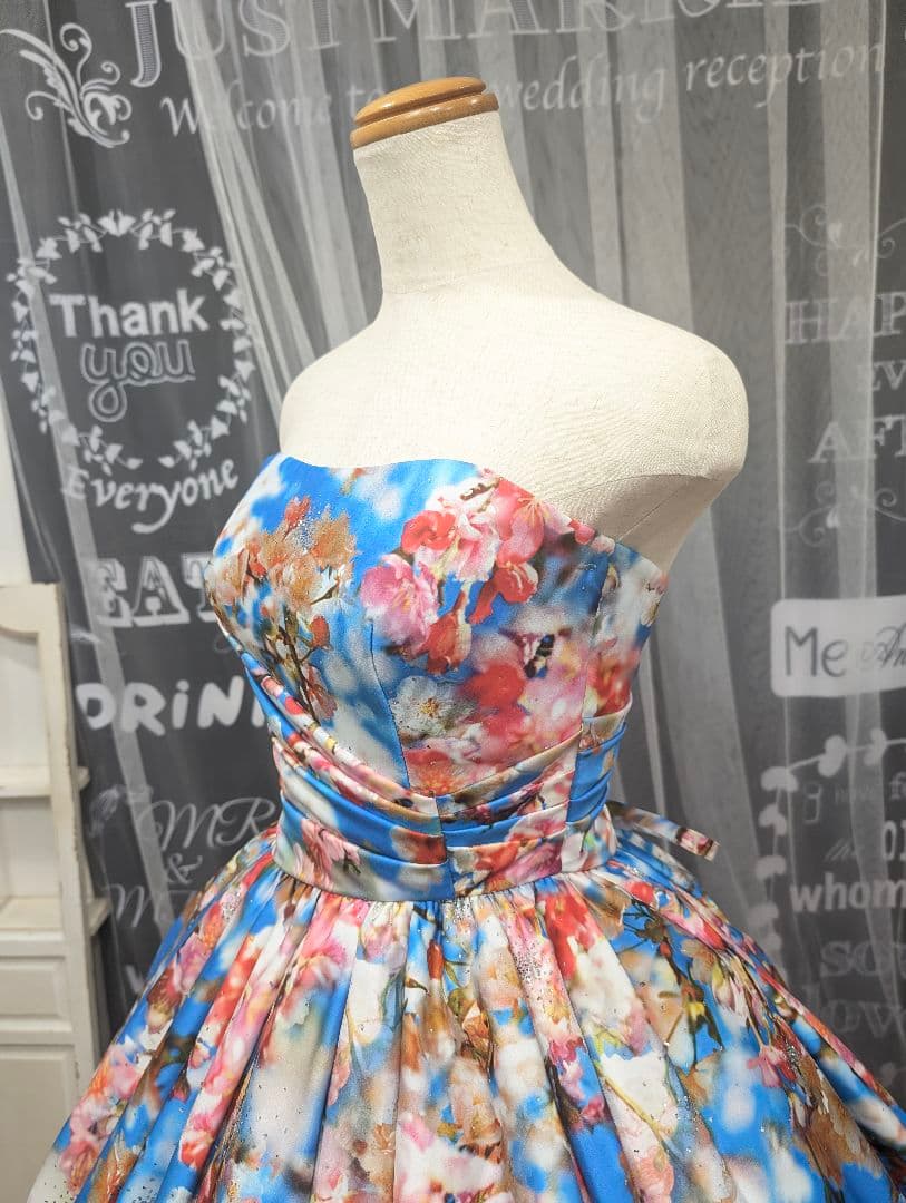 M / mika ninagawa 蜷川実花 カラードレス ニナガワミカ　ブルー