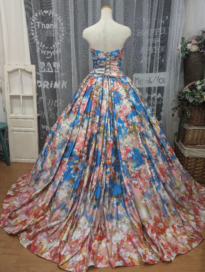 M / mika ninagawa 蜷川実花 カラードレス ニナガワミカ　ブルー