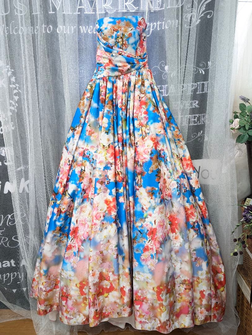 M / mika ninagawa 蜷川実花 カラードレス ニナガワミカ　ブルー