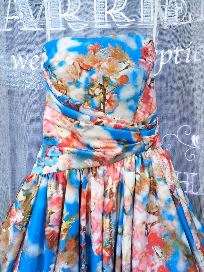 M / mika ninagawa 蜷川実花 カラードレス ニナガワミカ　ブルー