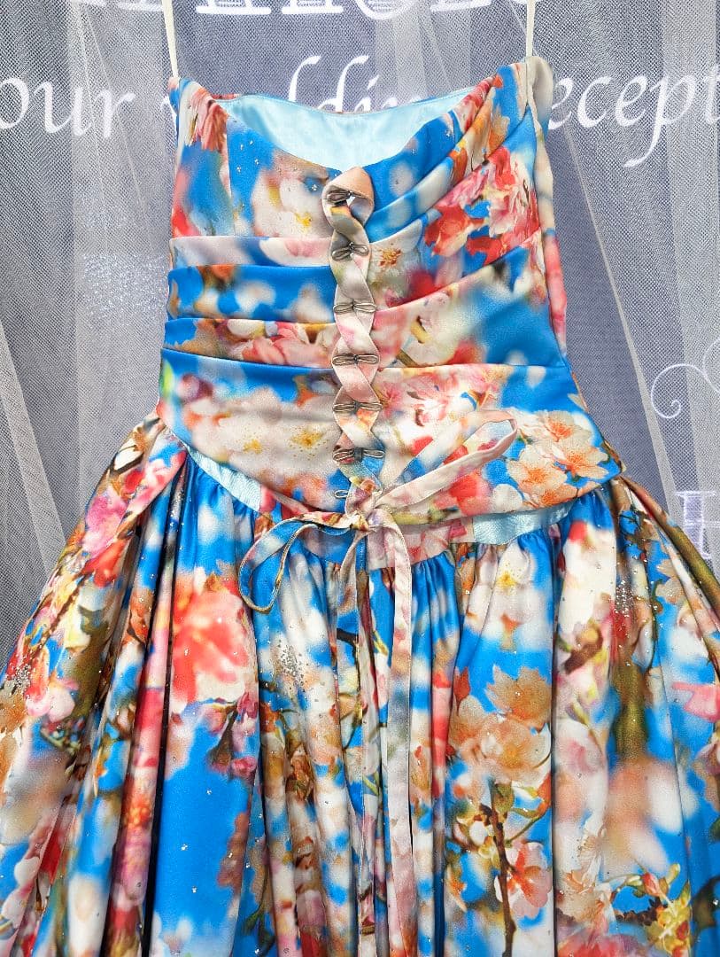 M / mika ninagawa 蜷川実花 カラードレス ニナガワミカ　ブルー