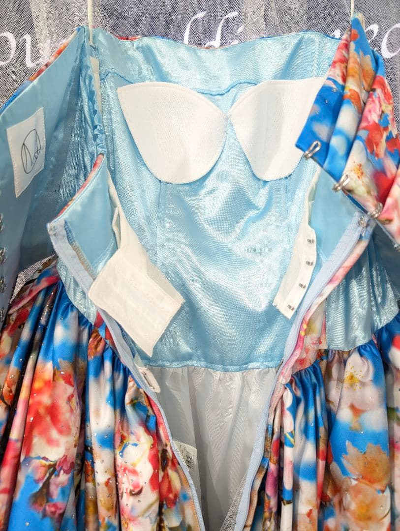 M / mika ninagawa 蜷川実花 カラードレス ニナガワミカ　ブルー