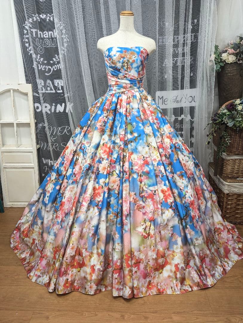 M / mika ninagawa 蜷川実花 カラードレス ニナガワミカ　ブルー