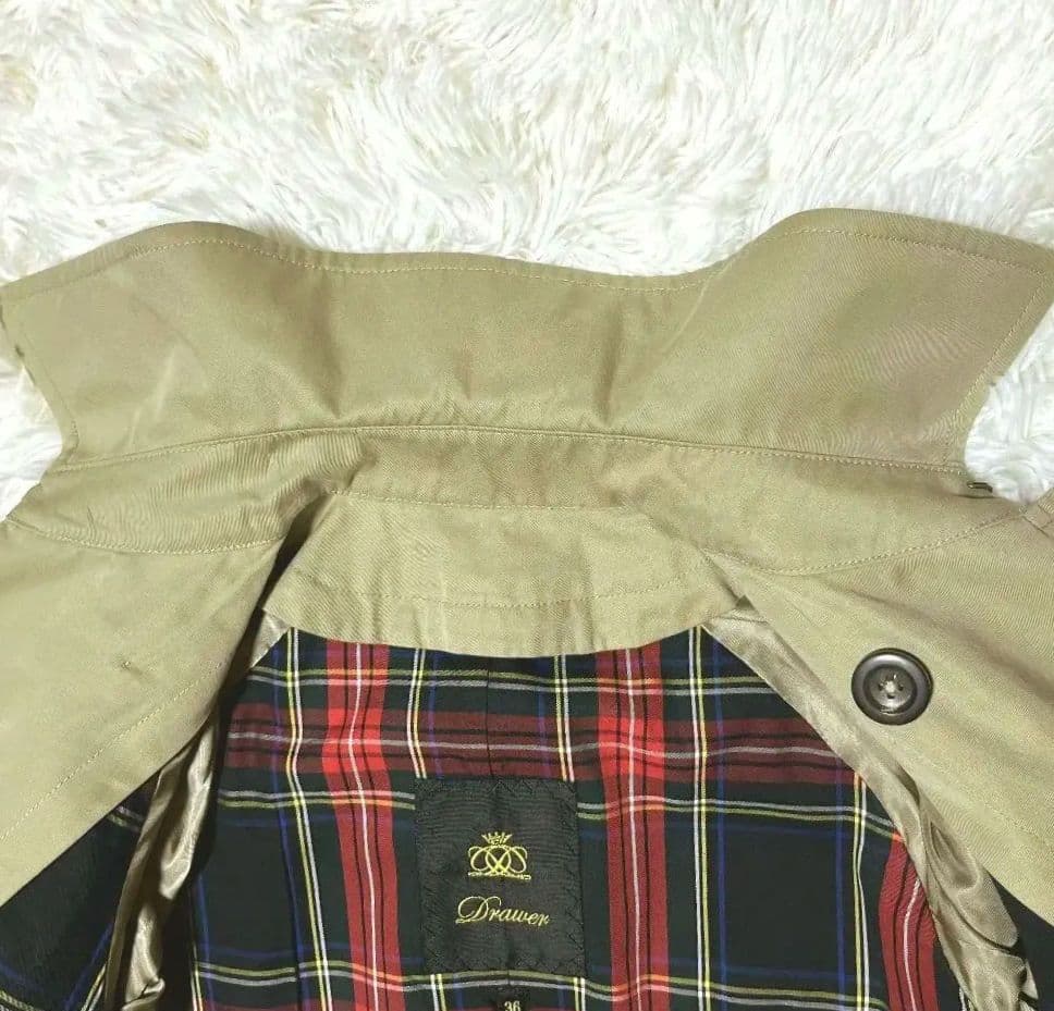 maiking様　極美品 ★ ドゥロワー コットンツイル トレンチコート ロング