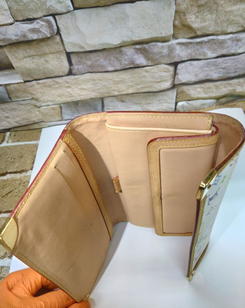 Louis Vuitton 長財布 ホワイト マルチカラー☆最後のビトン長財布