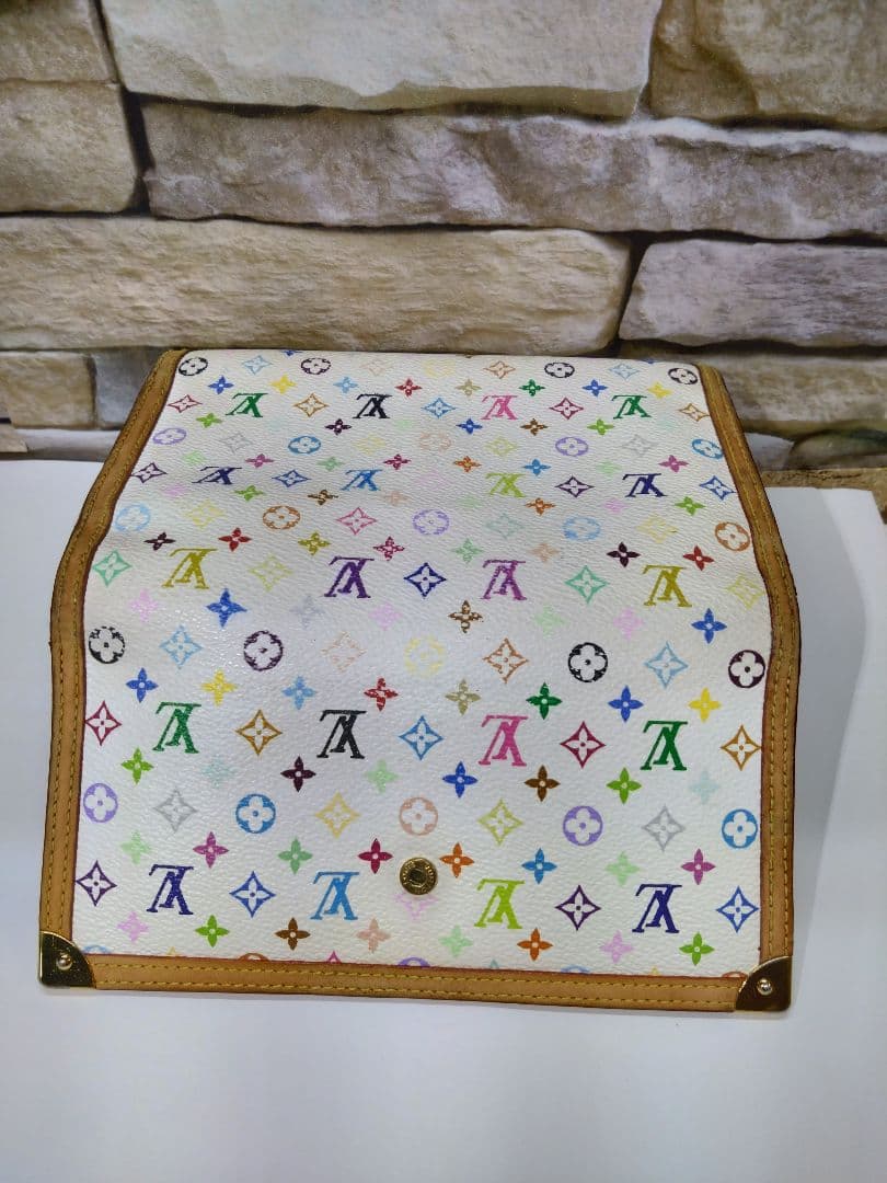 Louis Vuitton 長財布 ホワイト マルチカラー☆最後のビトン長財布