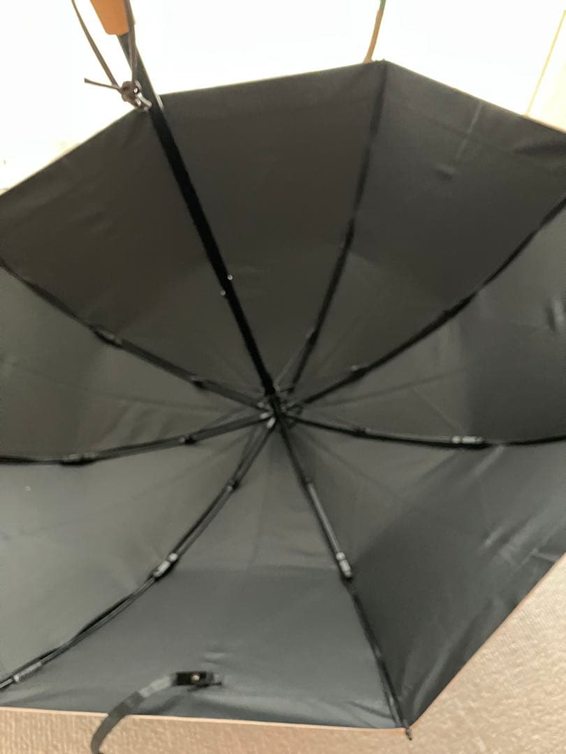 （美品）サンバリア100２段折 ブラック&ピンク