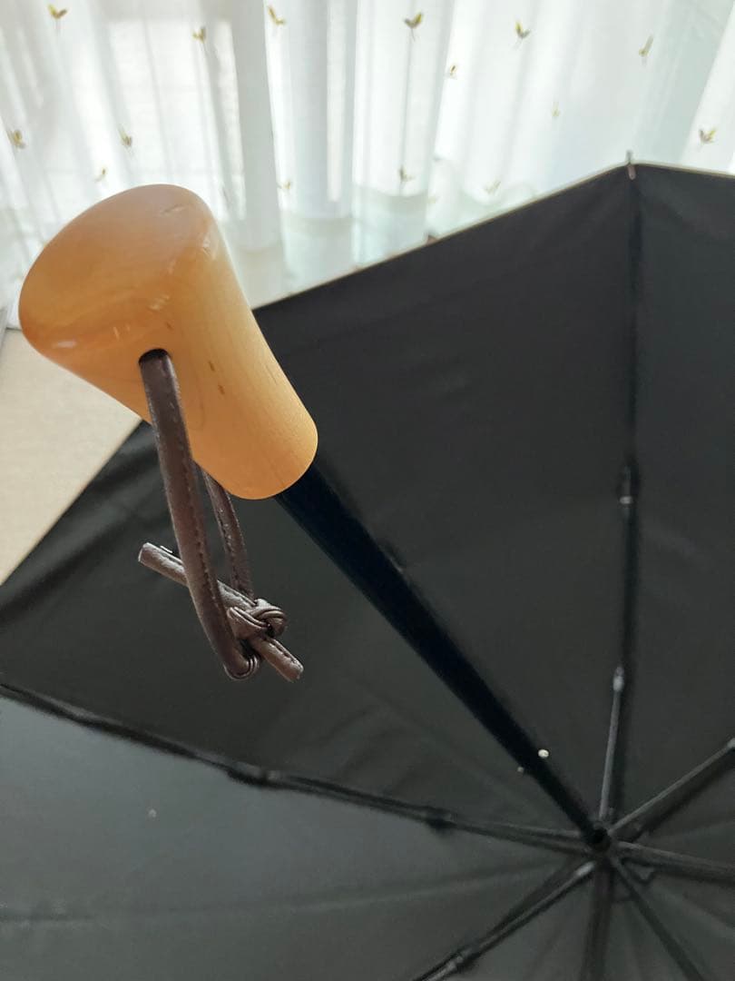 （美品）サンバリア100２段折 ブラック&ピンク