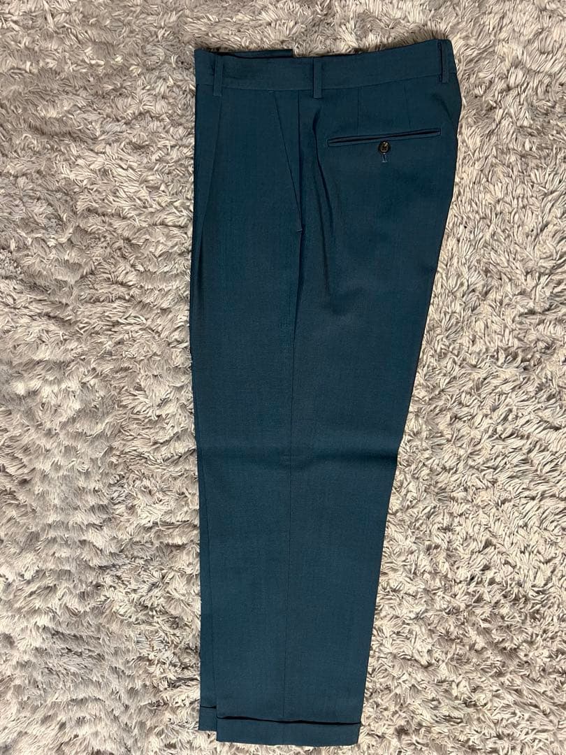 スーツ WACKOMARIA DORMEUIL PLEATED TROUSER