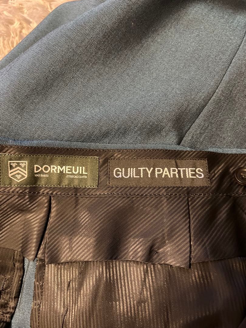 スーツ WACKOMARIA DORMEUIL PLEATED TROUSER