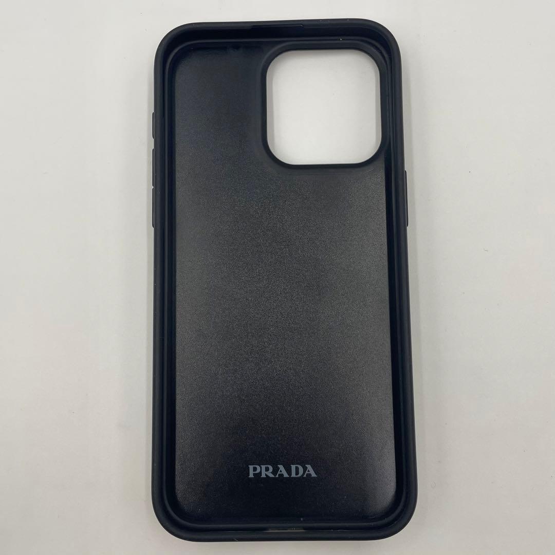 PRADA iPhone15pro MAXケース サフィアーノレザー 三角ロゴ
