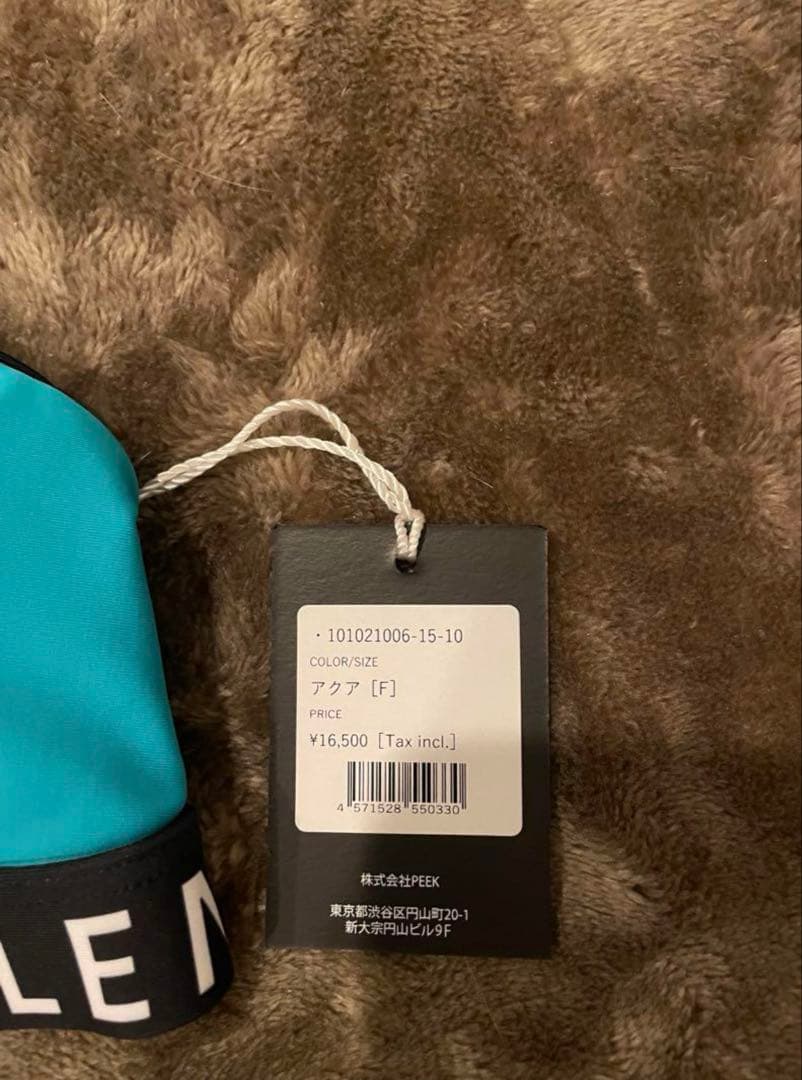 ALENCY アレンシー 水着 ロゴ入りトライアングルビキニ アクア