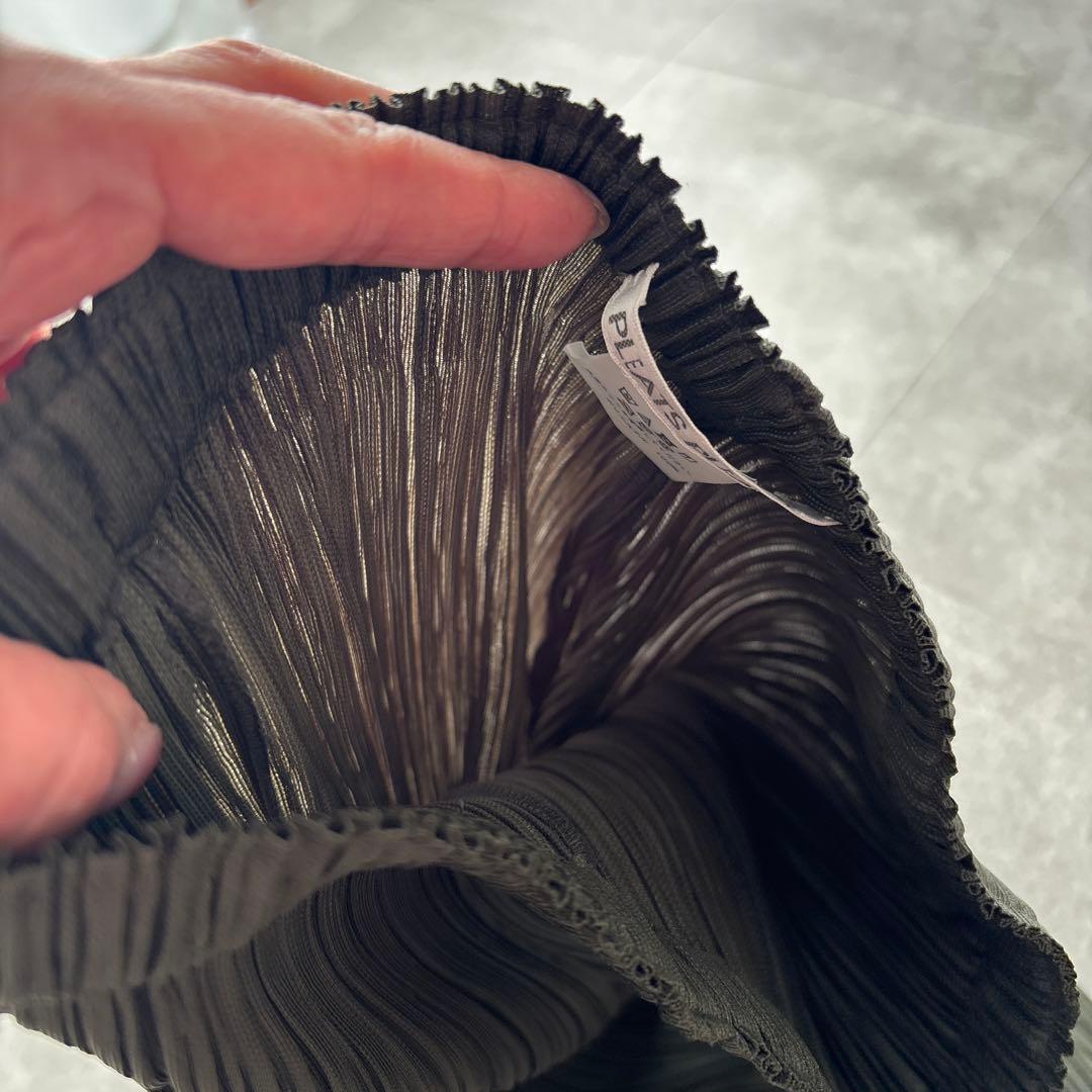 PLATS PLEATS プリーツパンツ サイズ3 オリーブグリーン