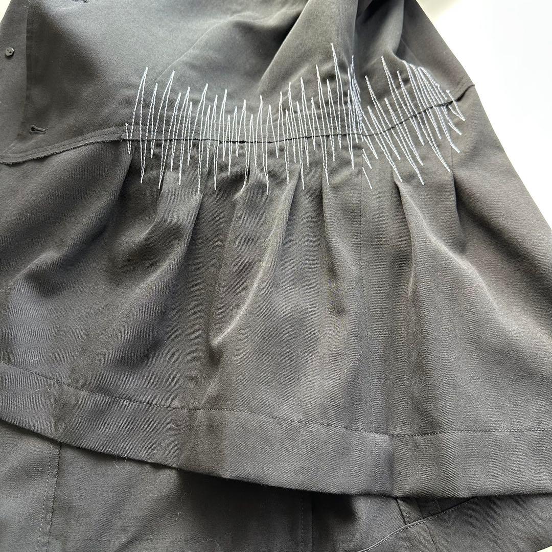 コムデギャルソン タック&ステッチデザイン バイアスカット テーラードジャケット