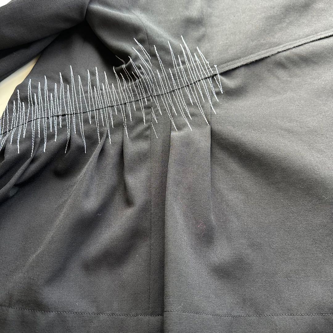 コムデギャルソン タック&ステッチデザイン バイアスカット テーラードジャケット