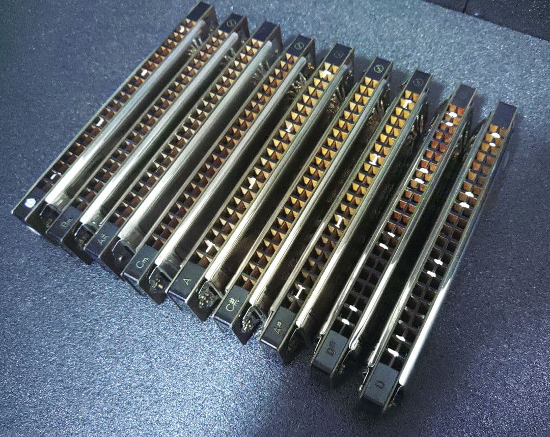 TOMBO ハーモニカ 11本セット