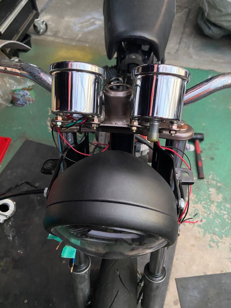 エイプape50ac16hc07メーターワンオフカスタム エイプ100エイプ50