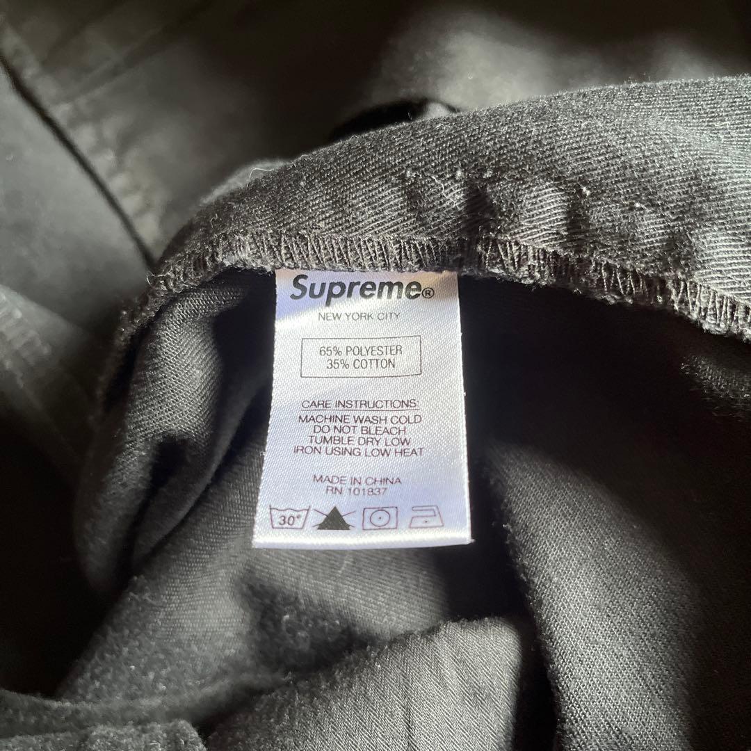 Supreme 黒 チノパン　w36