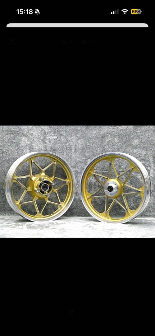 ゼファーχ　キャスト　ホイール　１８インチ　ゼファー　セブンスター　新品未使用