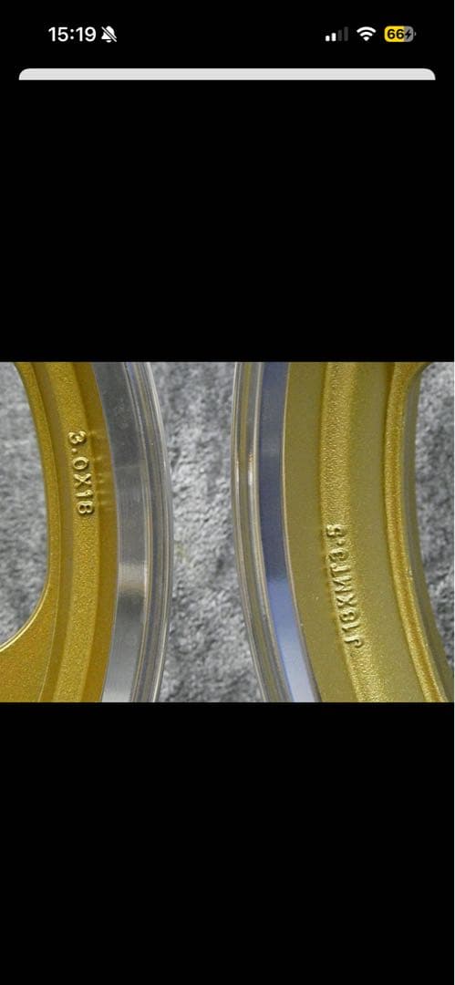 ゼファーχ　キャスト　ホイール　１８インチ　ゼファー　セブンスター　新品未使用