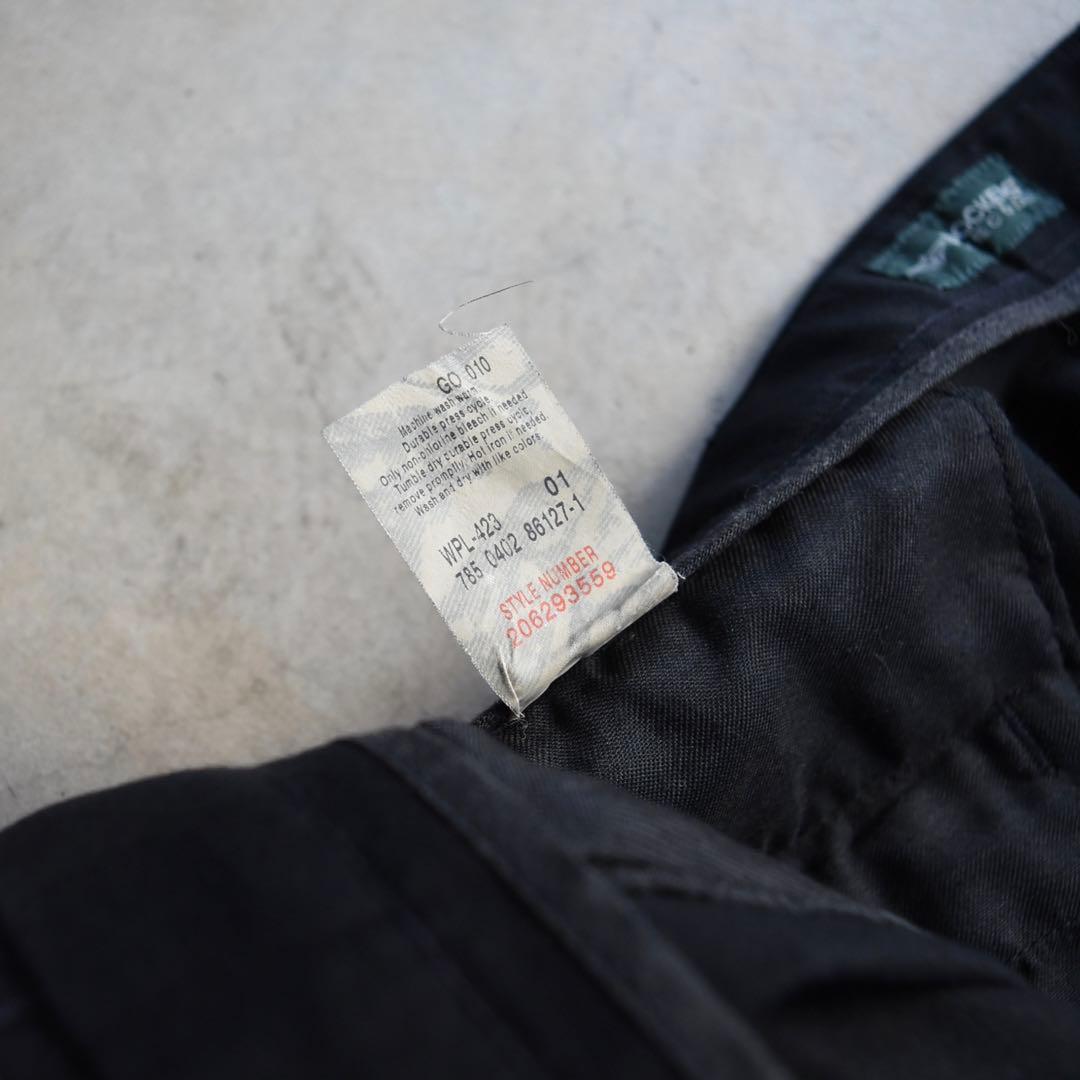 00s DOCKERS ドッカーズ ツータックチノスラックス 黒 W36 L29