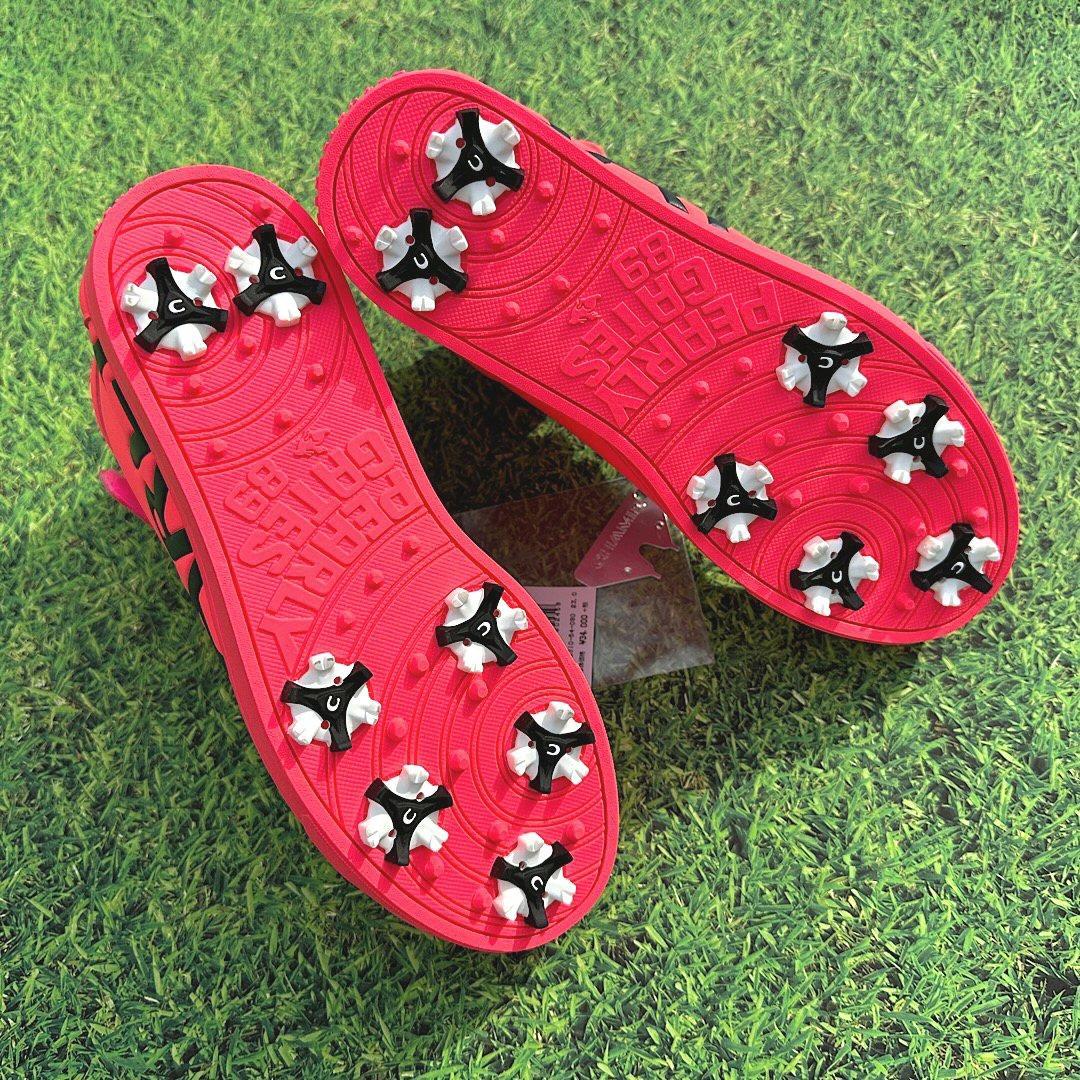 新品正規品 パーリーゲイツ 定価37400円 ゴルフシューズ ピンク 25.0