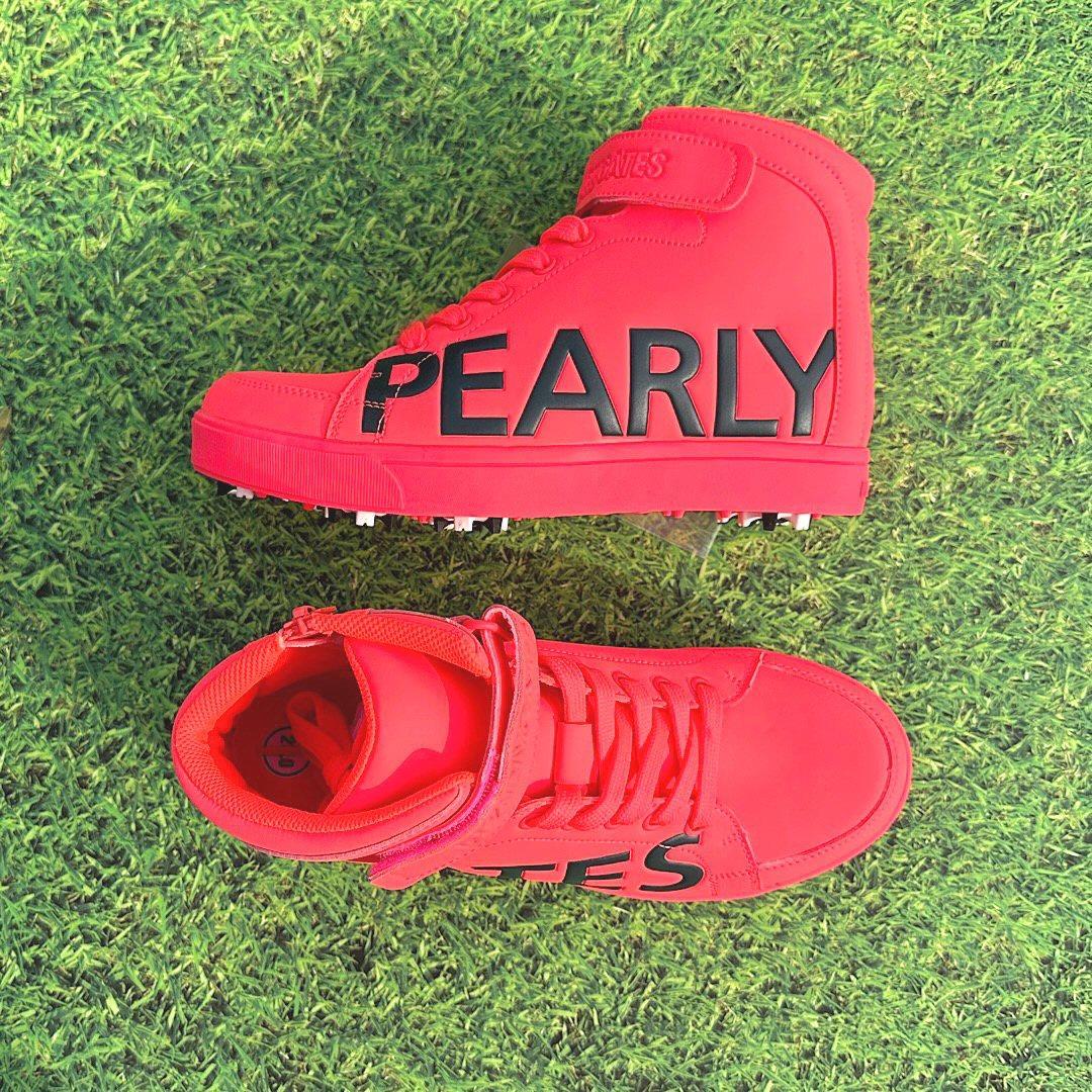 新品正規品 パーリーゲイツ 定価37400円 ゴルフシューズ ピンク 25.0