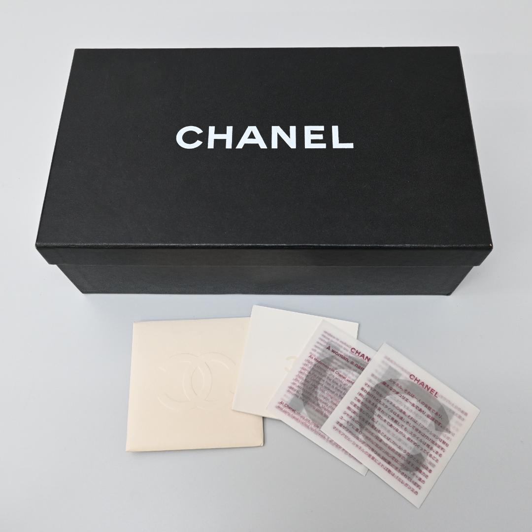 ■ □ 149★年 07P CHANEL シャネル リボンパンプス ココマーク*