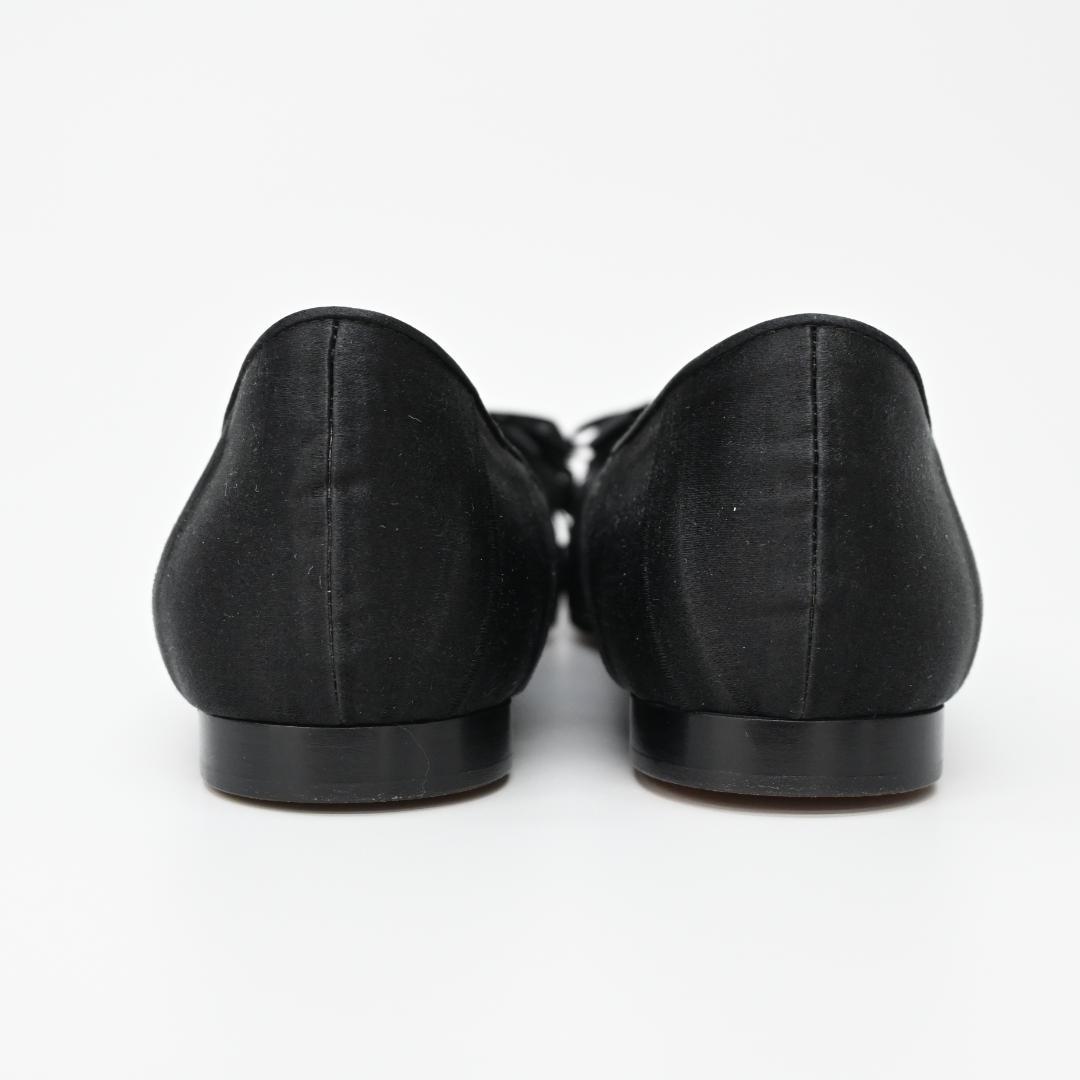 ■ □ 149★年 07P CHANEL シャネル リボンパンプス ココマーク*