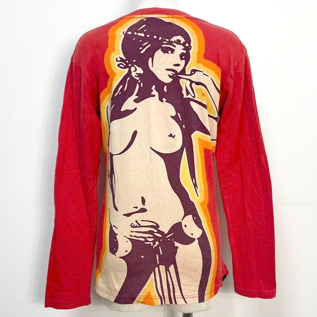 y2k❤️ 00s HYSTERIC GLAMOUR ヒスガール ロゴ ロンT