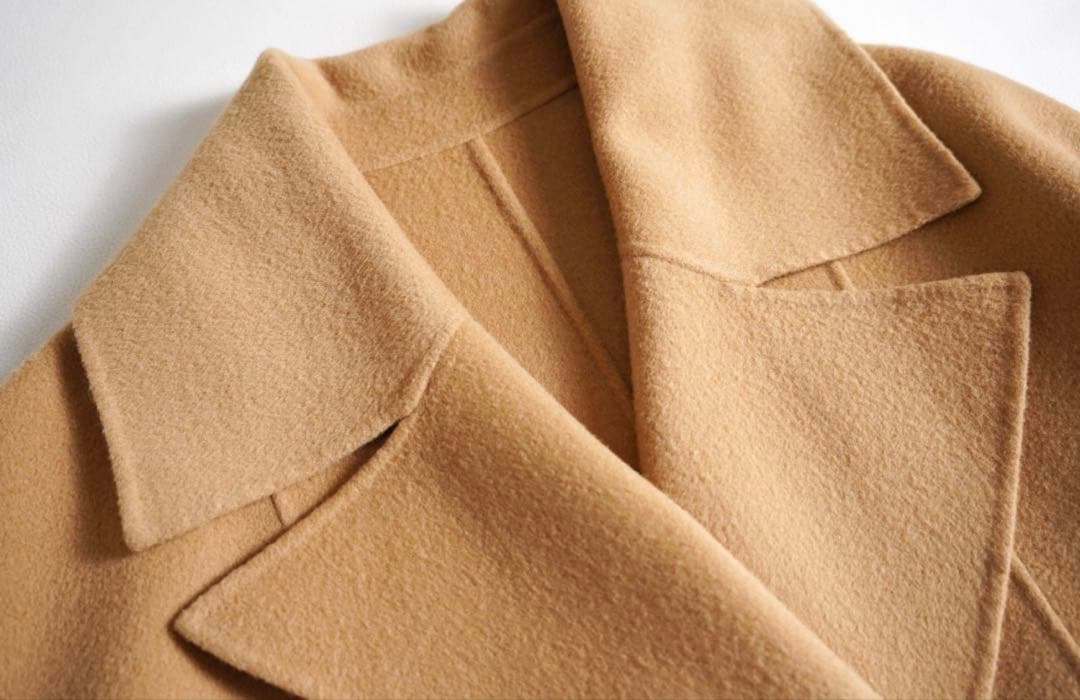 美品 ⭐︎BABYLONE ウールリバーミドルコート ジャケット　ベージュ