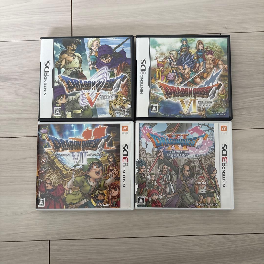 ドラゴンクエストV VI Ⅶ Ⅺ セット ニンテンドーDS